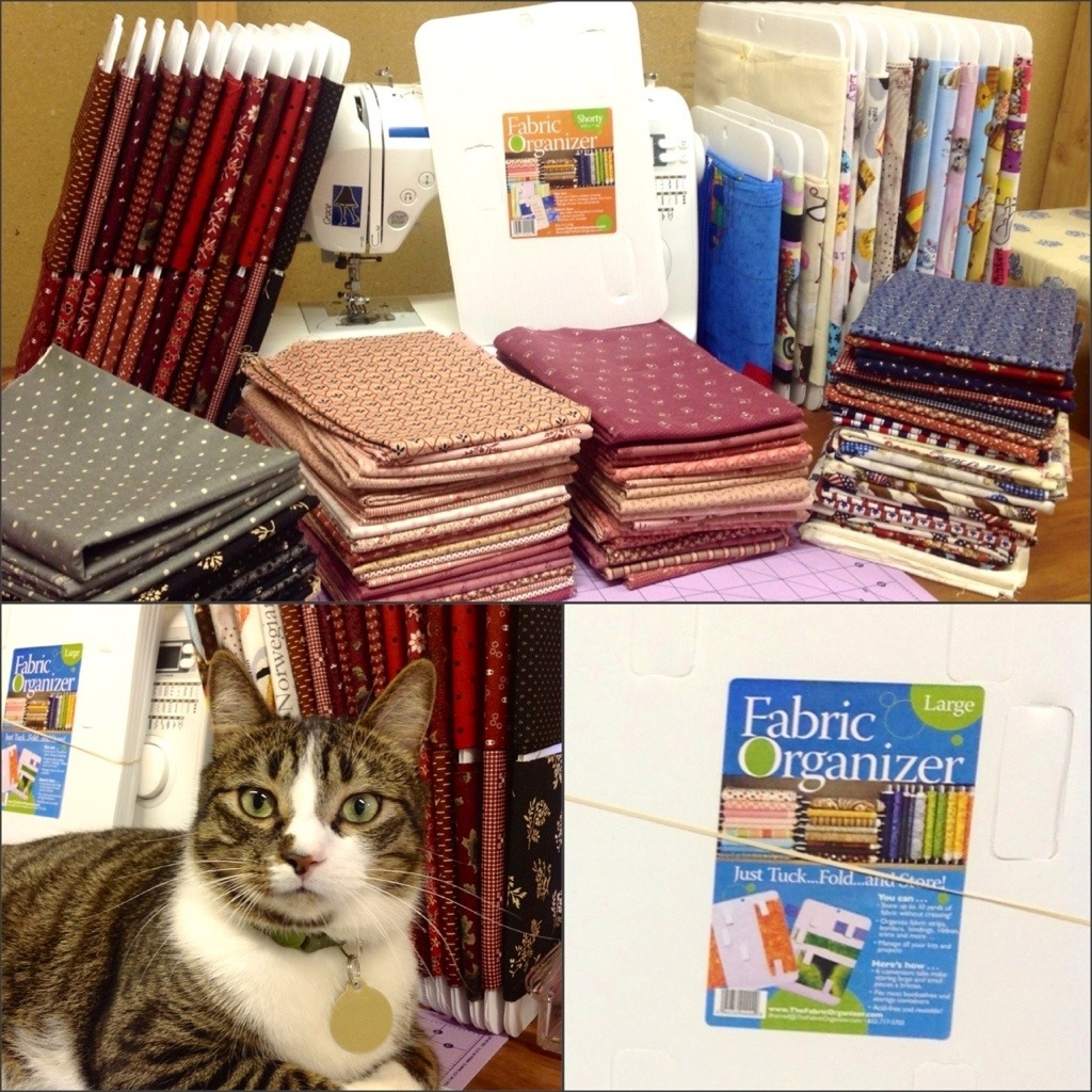 Organizing my fabric with The Fabric Organizer by DeNiece's